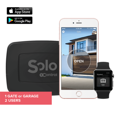 1Control Solo Mini - Draadloze Bluetooth poort- en garagedeuropener