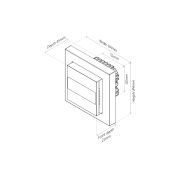 Heatit Z-TRM6 DC thermostaat Wit RAL 9003
