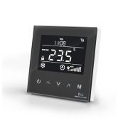 MCOHome - Fan Coil Thermostat 2 pipe Black