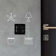 Shelly Wall Switch 4 Black