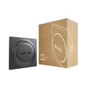 FIBARO Walli N USB Outlet Anthracite
