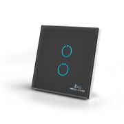 MCOHome Touch Panel Switch 2 Button White