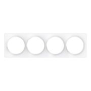 FIBARO Walli Quadruple Cover Plate White