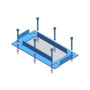 Technivolt 6-delige RVS Boutanker voor RVS Stand