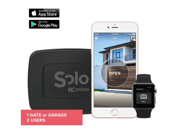 1Control Solo Mini - Draadloze Bluetooth poort- en garagedeuropener