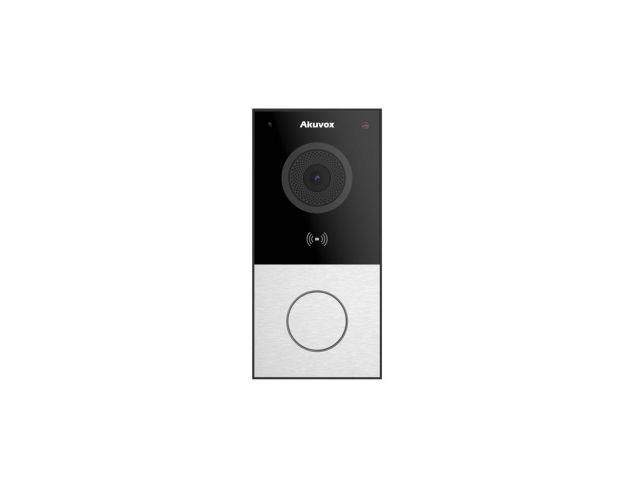 Akuvox SIP Video Door Intercom E12S On-Wall V2.0 - Silver