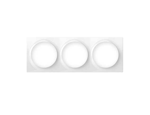 FIBARO Walli Triple Cover Plate White