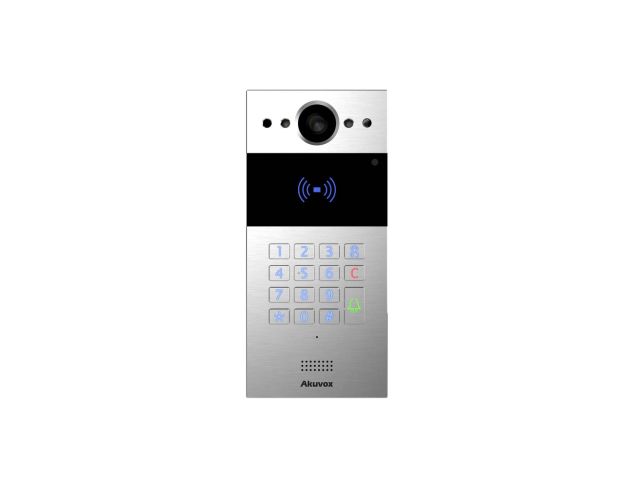 Akuvox SIP Video Door Intercom R20K On-Wall V3.0 - Silver