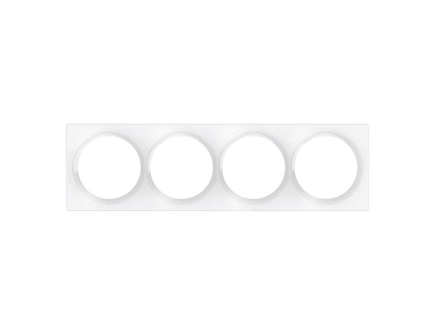 FIBARO Walli Quadruple Cover Plate White